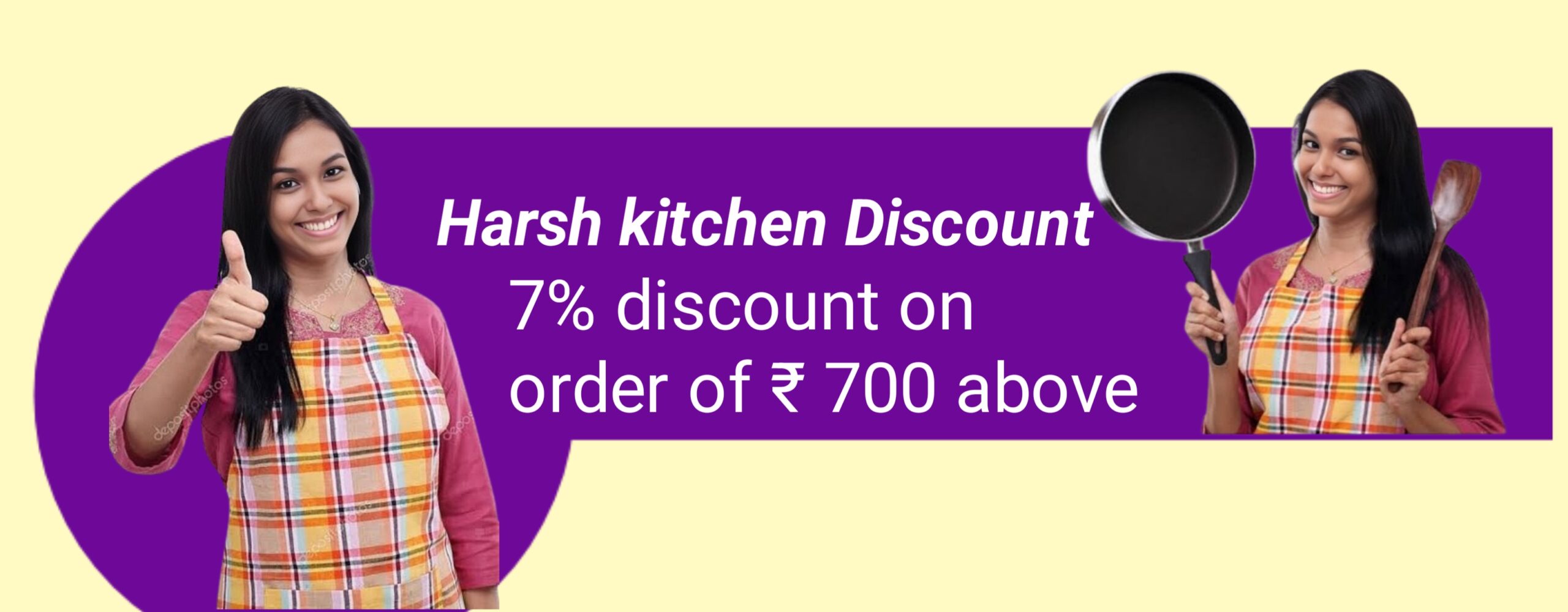 Harsh kitchen 7% discount